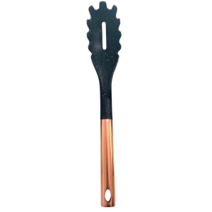 PEGADOR DE MASSA ROSE PLASTICO E INOX 34X5,6CM 