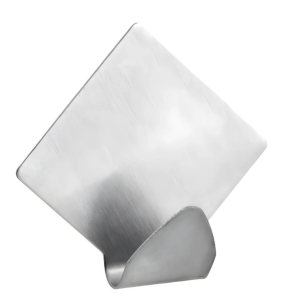 COLECAO GANCHOS INOX ADESIVOS LOSANGO 4PCS